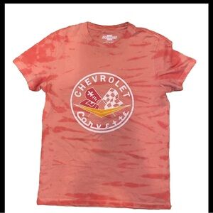 Lucky Brand Men's Chevy Corvette Tie Dye Tee Shirt -Small-PreOwned